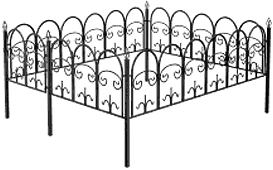 Сварные и кованые ограды на кладбище в Томске